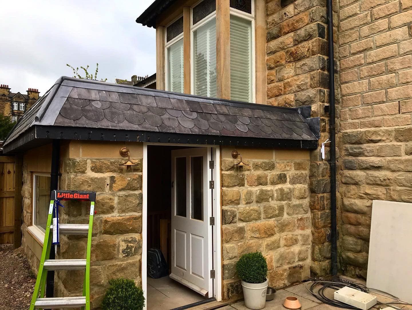 Roofing work